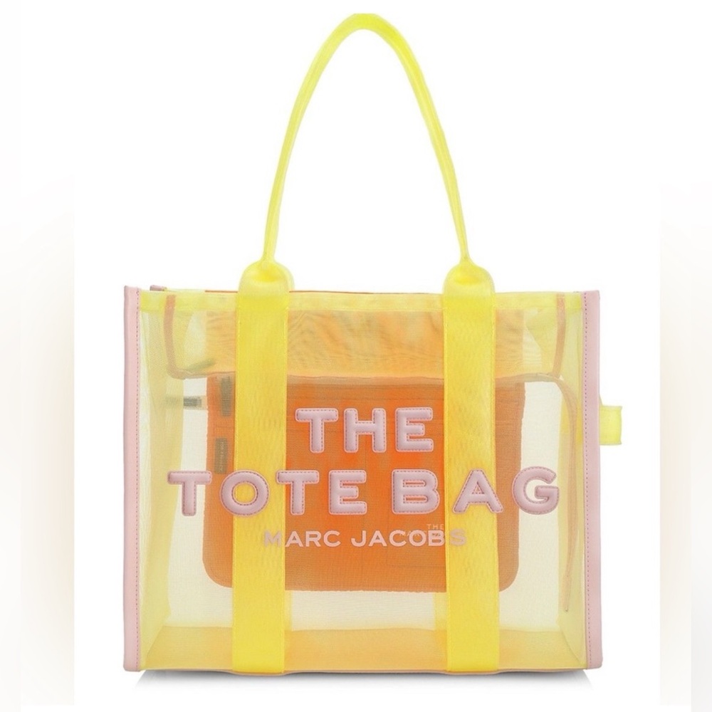Marc Jacobs The Tote Bag mesh pink